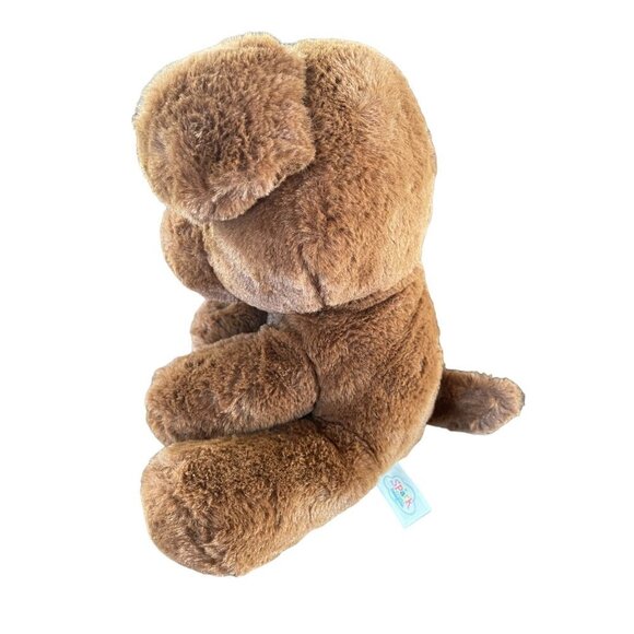Spark Create Imagine Brown Plush Puppy Dog Soft Stuffed Animal - Picture 5 of 8